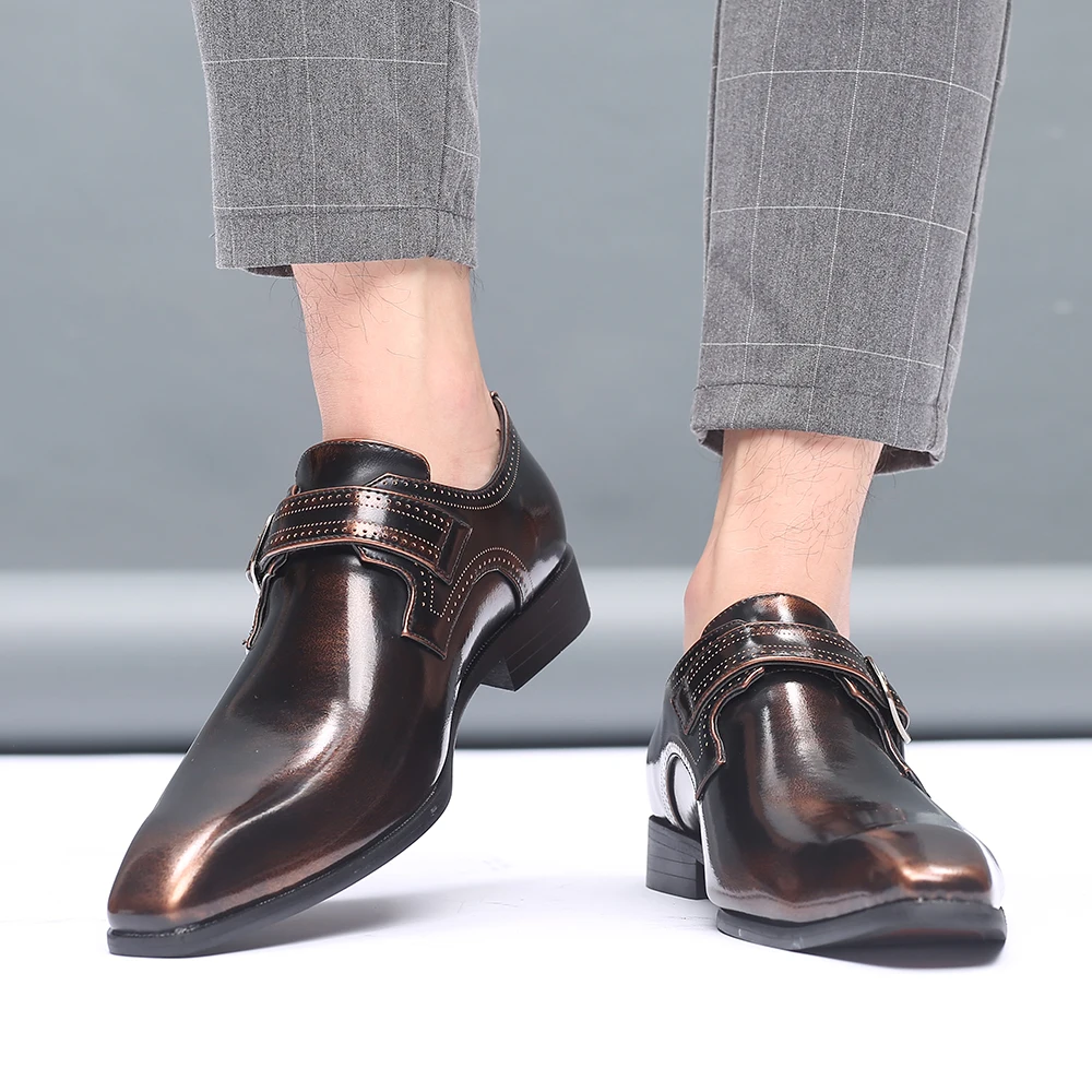 Г. Итальянские модельные туфли высококачественные мужские туфли-оксфорды с закрытым носком, мужские свадебные вечерние туфли мужские дизайнерские туфли на плоской подошве размера плюс 38-48