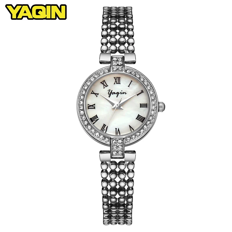 

YAQIN new women bracelet watch fashion woman watch women luxury stainless steel quartz watch lady clock Relojes Mujer