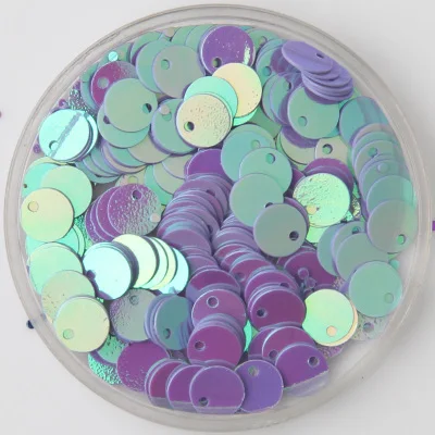AB Light Purple Issequins 600 шт 6 мм круглые Блестки DIY Швейные аксессуары Lentejuelas Para Manualidades ПВХ блестки для платья - Цвет: AB Light Purple