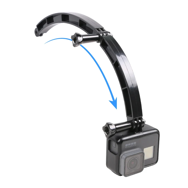 3 Ways Helmet Extension Arm Motorcycle Helmet Bracket Adjustable Rod For GoPro Hero 7 6 5 4 Xiaomi Yi Camera Accessories (4)