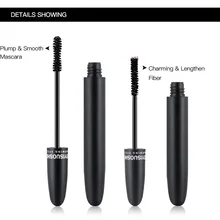 2 шт./компл. тушь для ресниц Водонепроницаемая брендовая Удлиняющая уплотняющая 3d волоконная кисть для туши Длинная черная ресница удлиняющая, подкручивающая ресницы натуральный глаз
