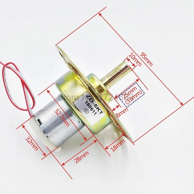 Регулятор напряжения svc мотор-редуктор DC12V 25 мм и 33 мм длина вала ZD-5KT 32ZY25