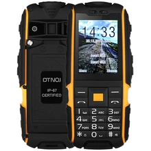 Dtno. Я A9 Quad Band телефон 2.4 дюймов IP67 Водонепроницаемый пыле противоударный fm фонарик Камера 4800 мАч Батарея мобильных телефонов