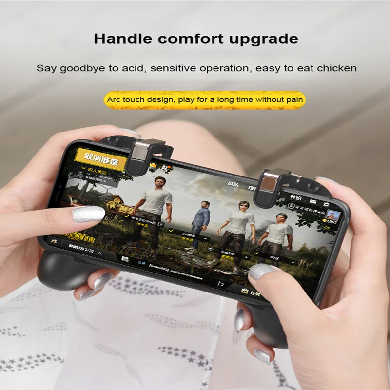 

Gamepad For Pubg Controller Game Gamepad with Heat Sink for Mobile Phone Shooter Trigger Fire Button Gamepad for Android Iphone