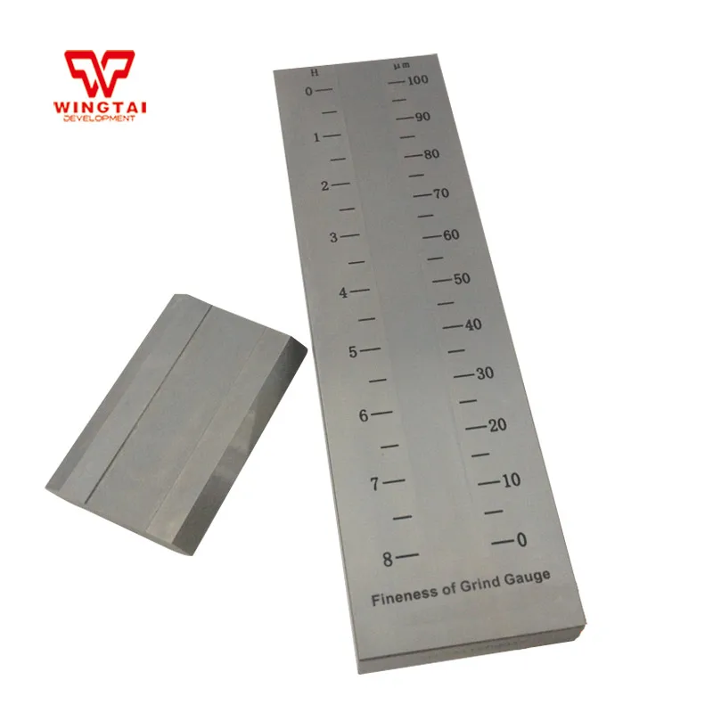 

0-100um Single Groove Fineness of Grind Gauge Scraper Fineness Test Particle Fineness meter BGD241/3