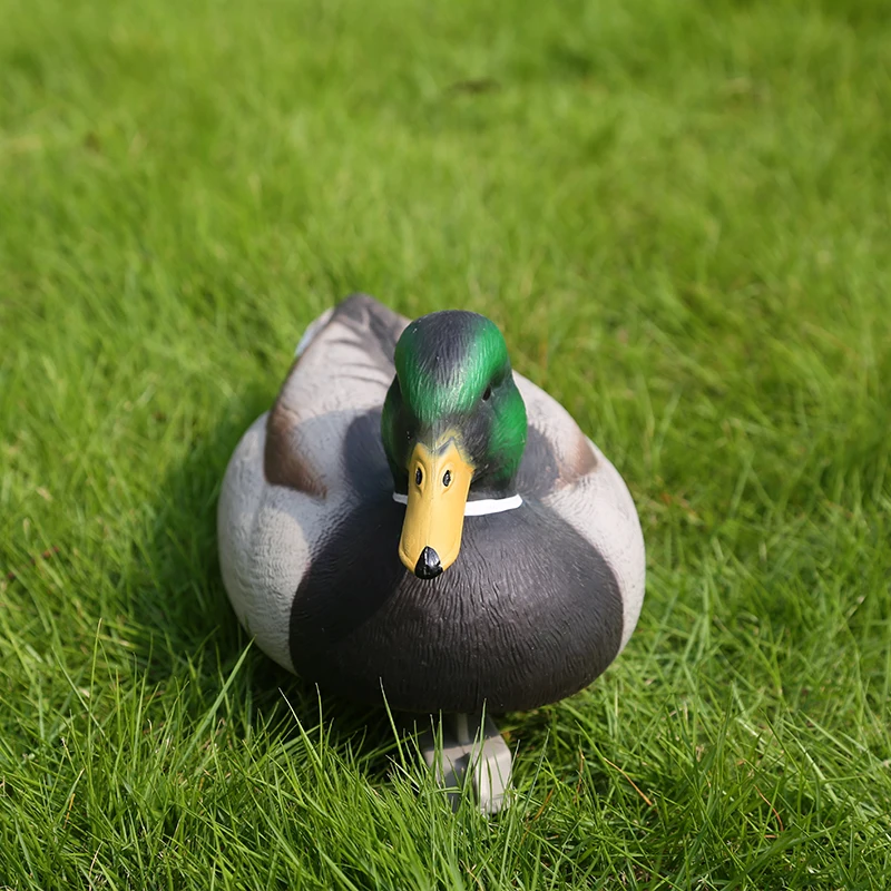 Floating Plastic Mallard Duck Decoy Texas Style Deadly Fishing Decoy Drake Lifelike Realistic Decoration Miniatures