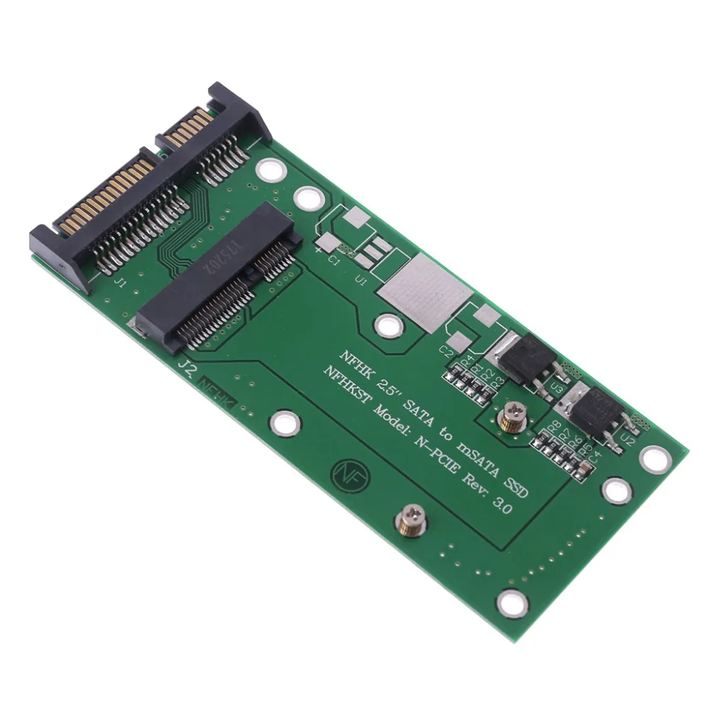 Горячая mSATA SSD до 2,5 ''SATA 6,0 gps-адаптер конвертер карты модуль доска-планшет Pcie C26