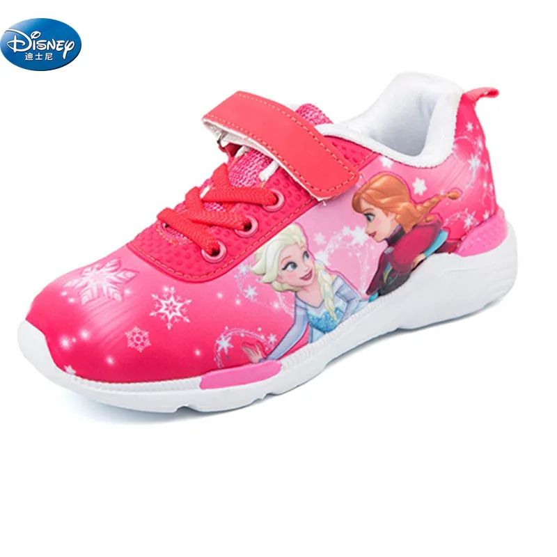 Disney reine des neiges enfants Sneaker printemps automne 2108 garçons dessin animé elsa et Anna princesse chool étudiant chaussures décontractées Europe taille 25-32