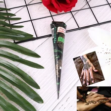 1 шт сексуальная рисованная временная индийская хна паста натуральная хна паста конус боди арт краска