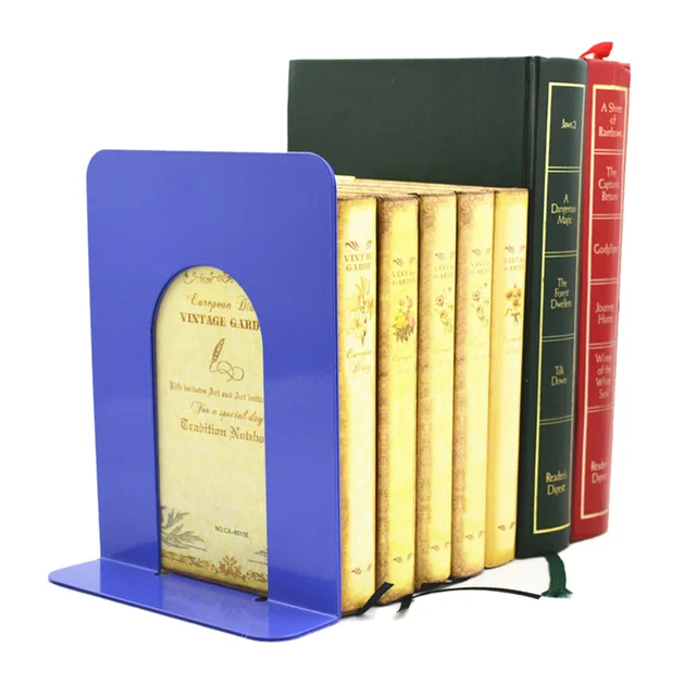 Metal bookends Metal bookends