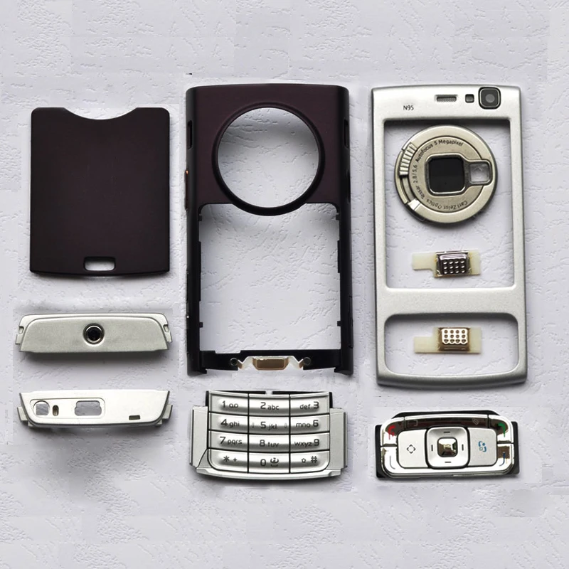 ZUCZUG For Nokia N95 Full Complete Mobile Phone Housing Cover Case+