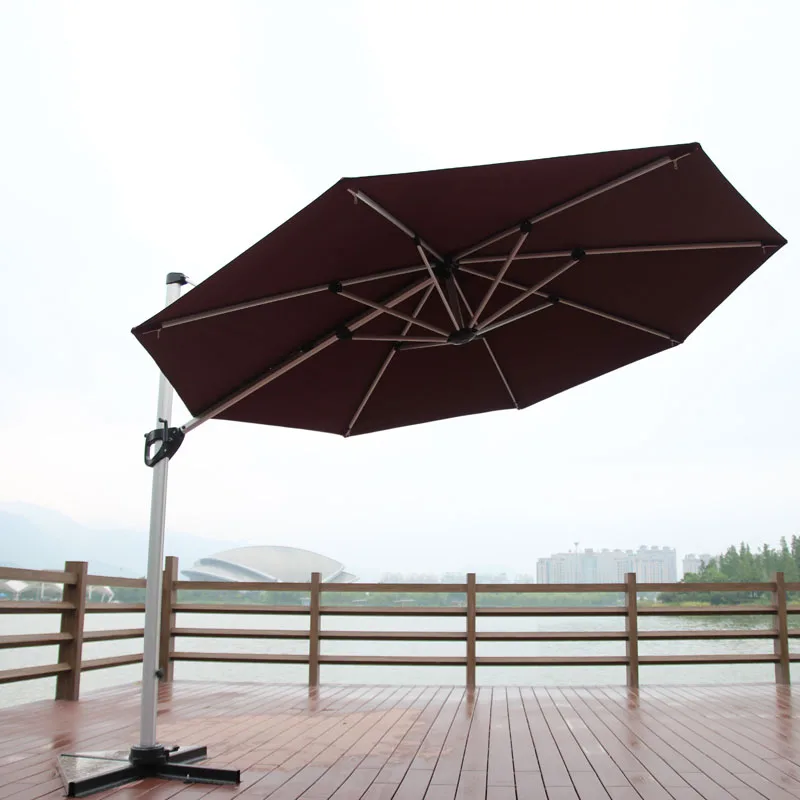 The new aluminum Rome umbrella booth upscale outdoor umbrellas rain