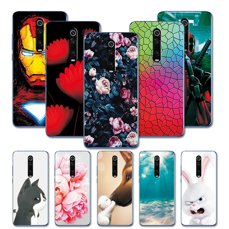 

Soft Back Cover Bumper For Xiaomi Redmi K20 Pro Cute Painted Case For Xiaomi Redmi K20 Various Phone Cases Redmi 7A Redmi Note 7