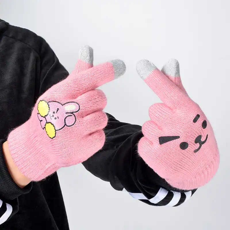 New Kpop Bts Bt21 Cooky Winter Gloves Printed Warm Wool Knit Warm Men And Women Winter Full Finger Gloves Hoodies Sweatshirts Aliexpress New Kpop Bts Bt21 Cooky Winter Gloves Printed Warm Wool Knit Warm Men And Women Winter Full Finger Gloves Hoodies Sweatshirts Aliexpress
