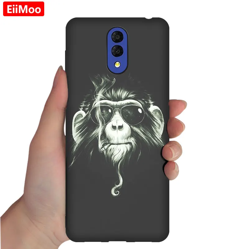 EiiMoo Soft TPU Silicone Case Cover For Alcatel 3L Case 5039 5039D Cute Cartoon Phone Back Coque For Alcatel 3L Case - Цвет: 50