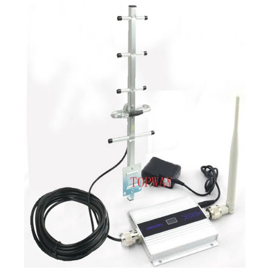الهاتف المحمول جهاز تقوية الإشارة GSM GSM مكرر إشارة هاتف محمول GSM 900 MHZ مكبر صوت أحادي مع شاشة الكريستال السائل ياغي مجموعة كاملة
