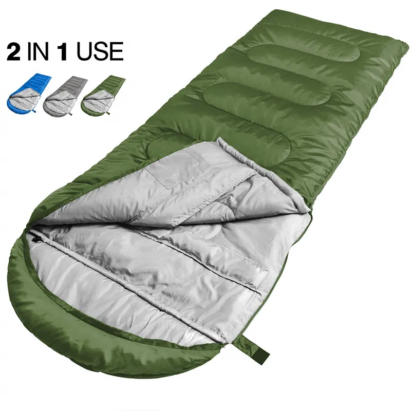 Professional Envelope Sleeping Bag Zipper Camping Bag Thermal Adult