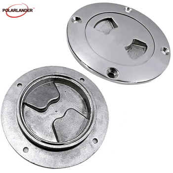 

316 Stainless Steel Inspection Deck Plate 1 pcs 4inch for Boat Hand Tighten Marine 6 inch