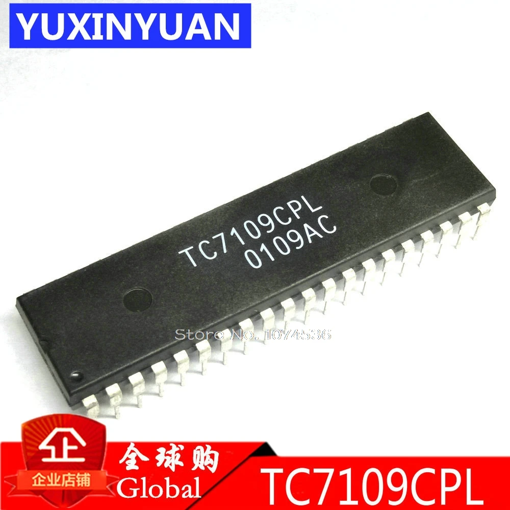 5 шт./лот TC7109CPL TC7109C TC7109 DIP40 новый IC ADC 12BIT HANDSHAKE 40DIP | Электронные компоненты и