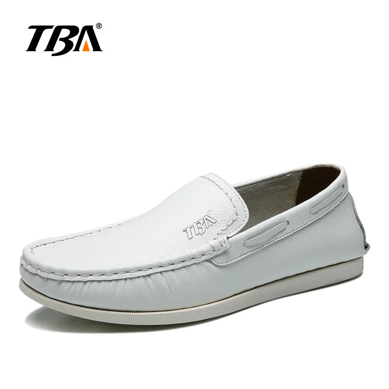 

2017 TBA spring men's Ultra-Soft leather quickly-drying simple lazy shoes silp-on Breathable walking shoes T6866