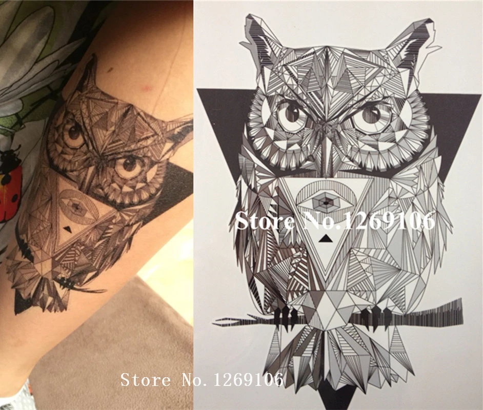 New Simple Design Black And White Owl 21 X 15 Cm Sized Sexy Cool New Simple Design Black And White Owl 21 X 15 Cm Sized Sexy Cool