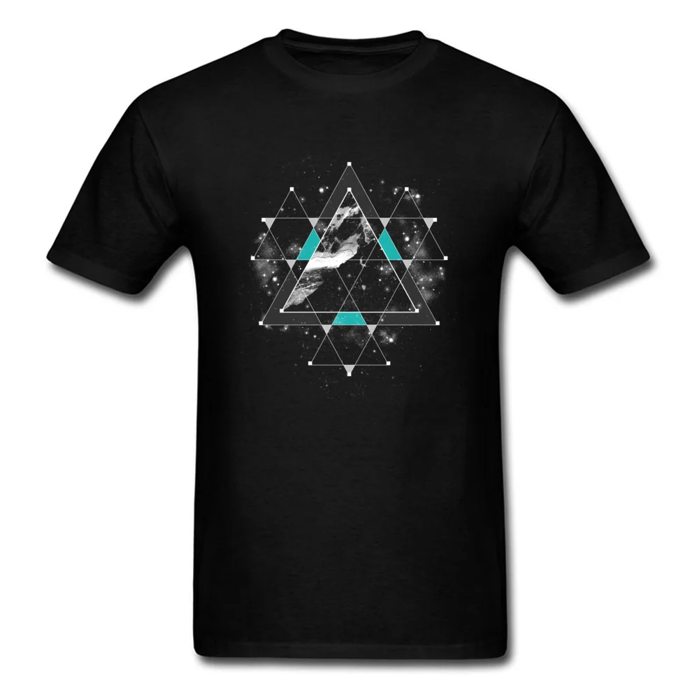 Time Space Europe T-Shirt for Men 100% Cotton Summer Fall Tops Shirt Tops Shirts Short Sleeve 2018 New Fashion Round Collar Time Space black