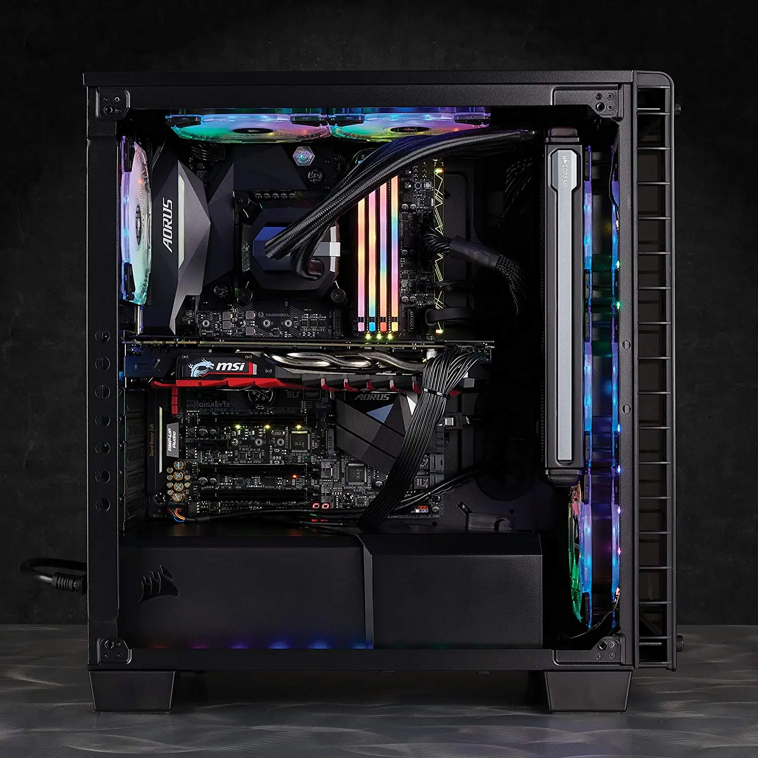 Оперативная память CORSAIR DDR4, 8 ГБ, 16 ГБ, 32 ГБ, 64 ГБ, DDR4, RGB PRO, память PC4, 3200 МГц, оперативная память для настольных ПК DIMM