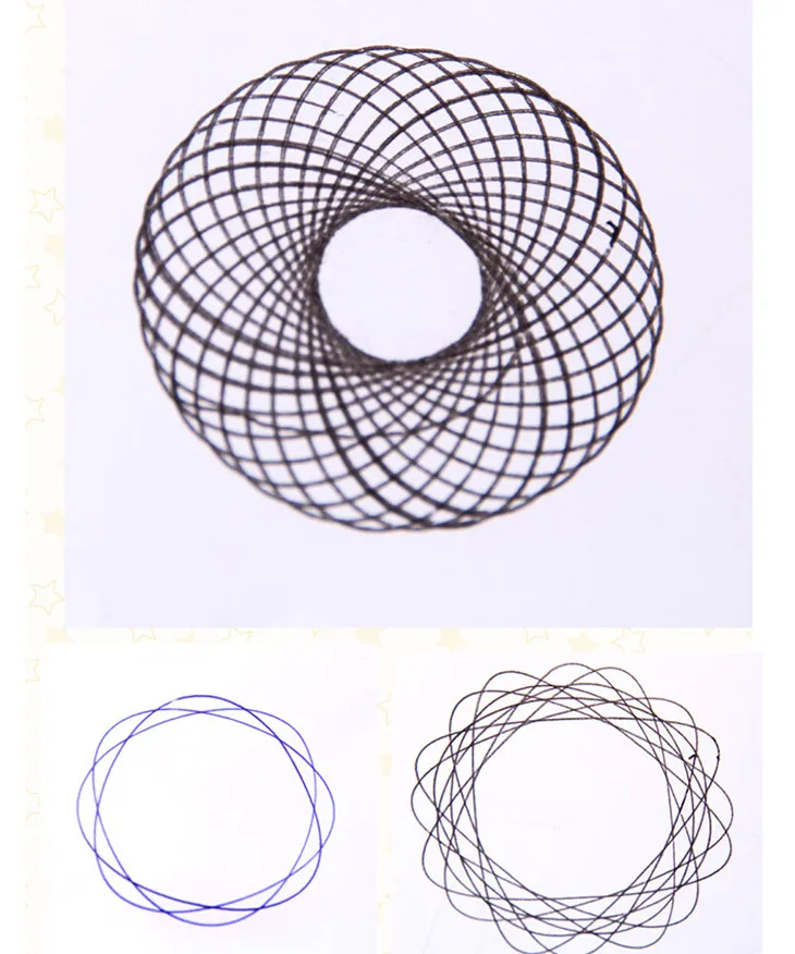 Разнообразие Геометрическая линейка спирографа инструмент для обучения рисованию канцелярские принадлежности для студентов Набор для рисования креативный подарок