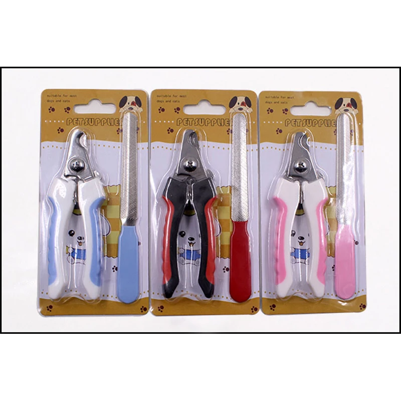 

Stainless Steel Pet Nail Clipper Cutter Professional Dogs Cats Claw Nail Scissors File Grooming Trim Nails for Pet S L Size