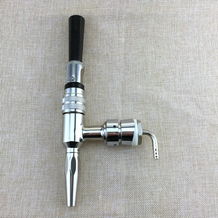 New Arrival 304SS Stout Beer Faucet coffee tap Draft Dispensing Nitrogen Nitro Tap for beer Tower | Дом и сад