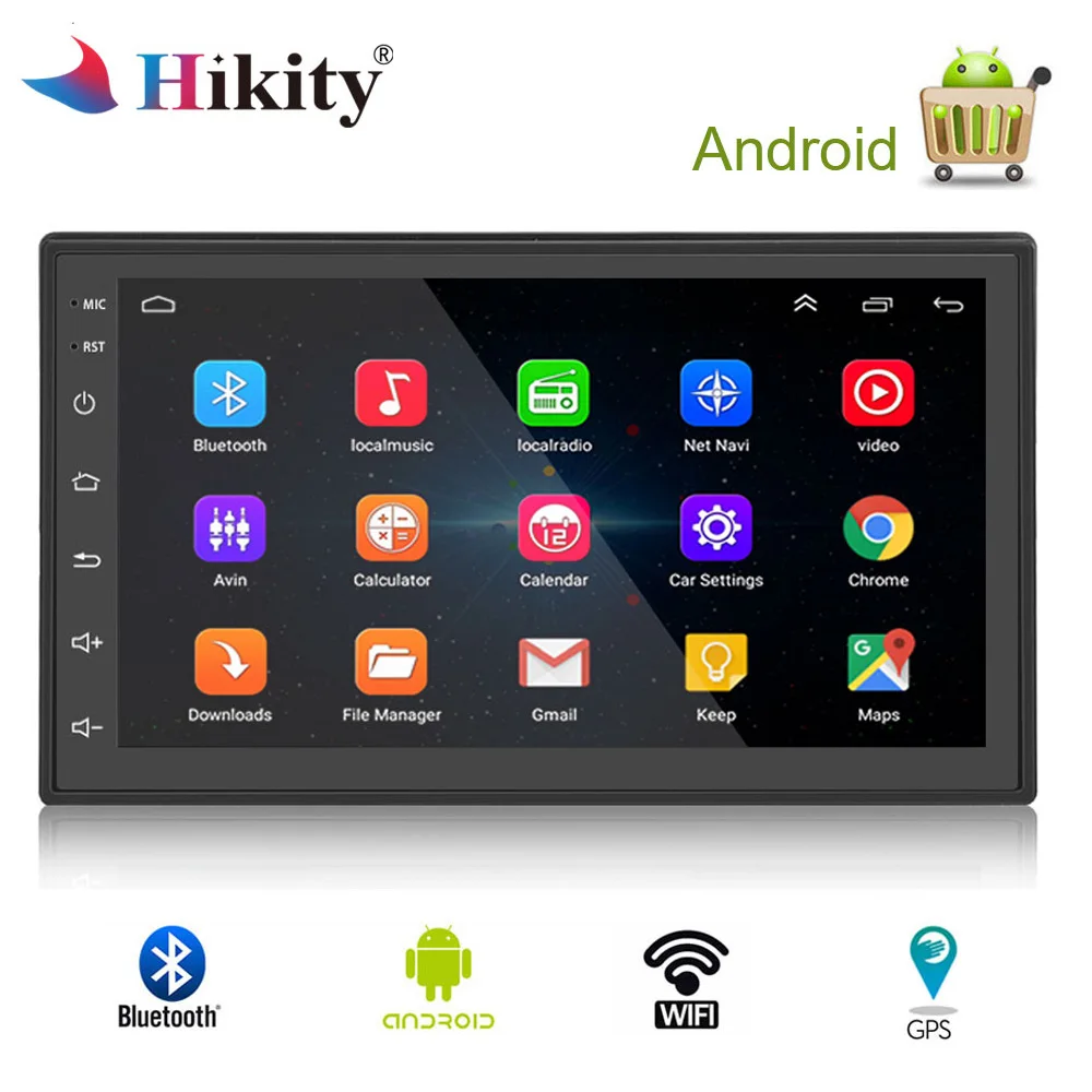 

Hikity 2 Din Android Car Radio Multimedia Player GPS Navigation 2din 7" Autoradio WIFI Bluetooth FM MP5 Audio Radio MP5 Player