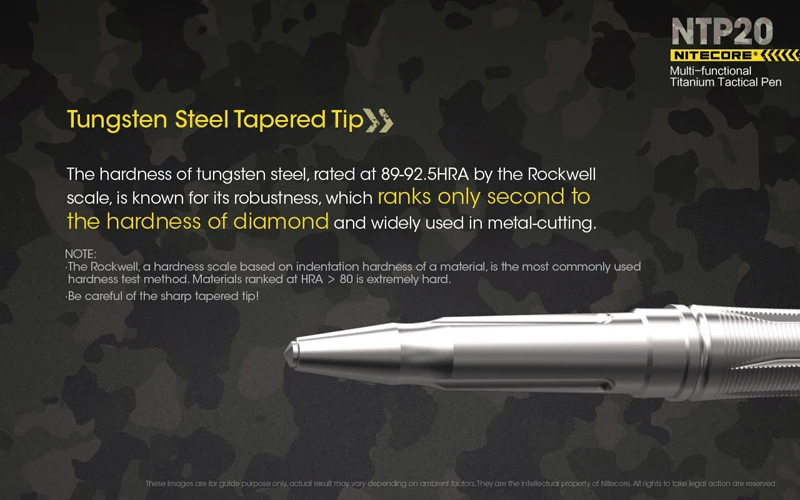 Nitecore NTP20 Multi-functional Titanium Tactical Pen (10)