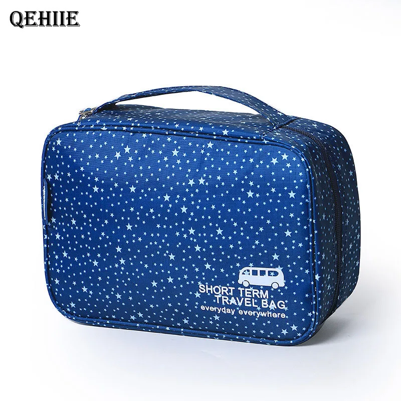 

2018 Women's Cosmetic Bag Portable Hanging Travel Makeup bag Waterproof Toilet Bag Travel Organizer Case Beautician
