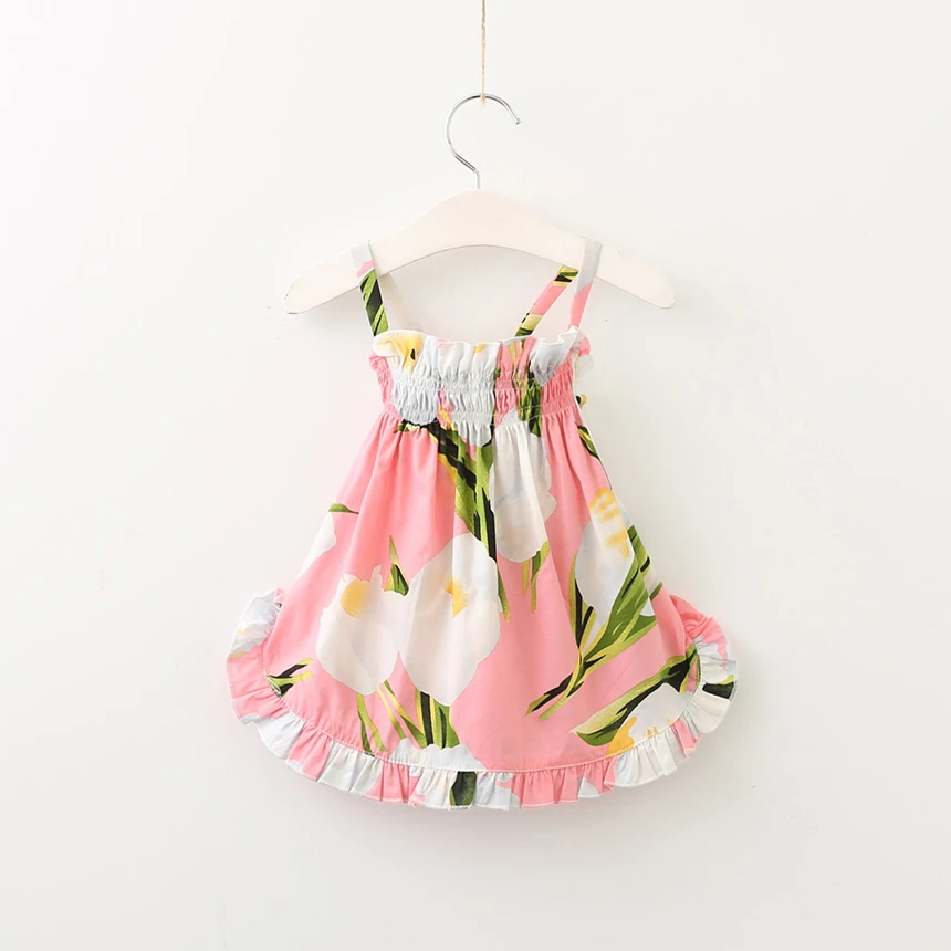 Baby Girls Summer Flower Floral Vests Children Clothing Toddler Kids