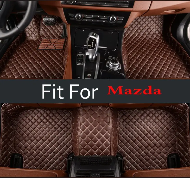 Auto Violet Carpet Car Floor Mats For Mazda Mazda6 Atenza Mazda2 Axela