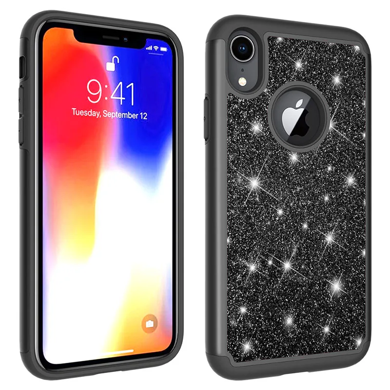2018 для Apple IPhone 9G чехол iPhone9 Обложка iPhone 9 телефон 2 в 1 предмет + ТПУ блестки крышка 6