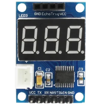 

Ultrasonic Distance Measurement Module Test Board to Provide 5V Test Board Test HC-SR04 Display Range Finder