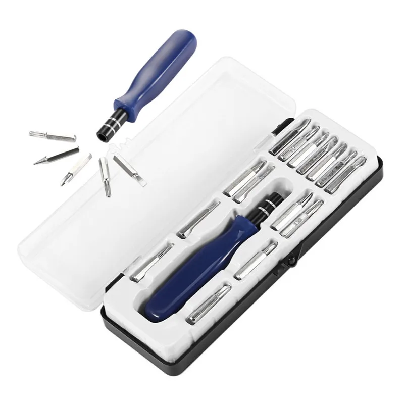 

Precision Screwdriver 16 in 1 Multi-function mini magnetic Bits Set Torx Star Phillips Magnetic Repair Phone iPad Tools