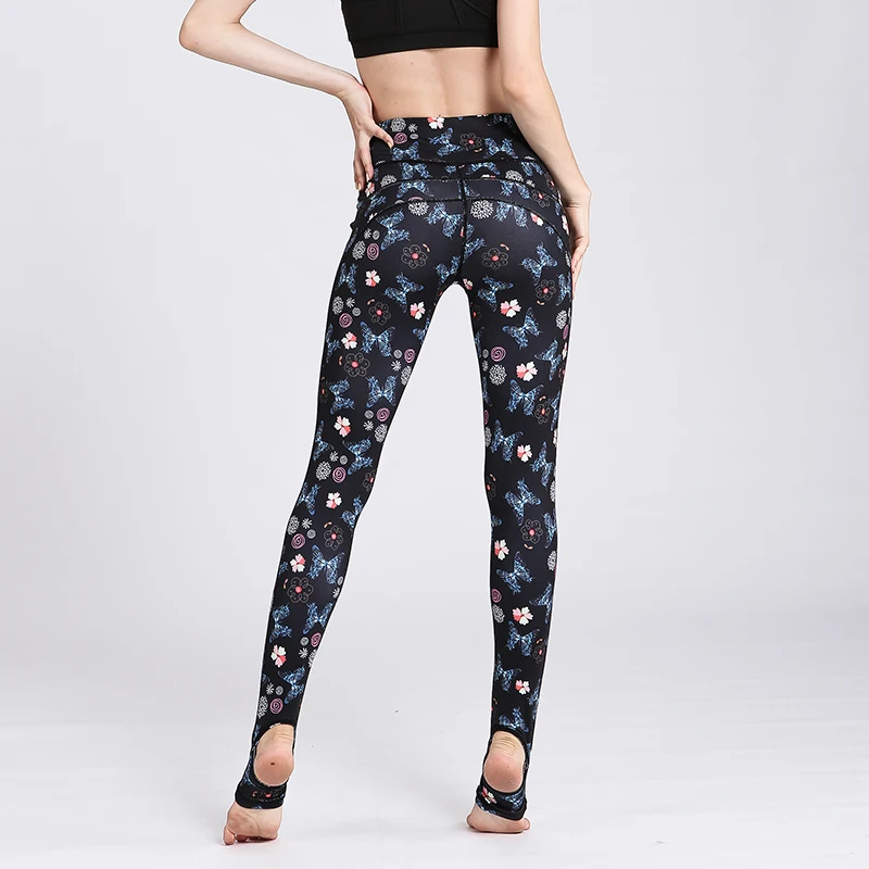 Women Sexy Yoga Pants Printed Legging Sport Pants Elastic Fitness Gym Pants Workout Running Tight Sport Leggings Female Trousers (5)