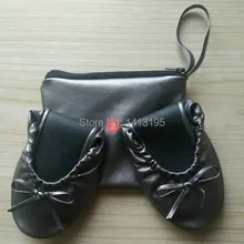 Складные балетки в сумке женская обувь для балерины