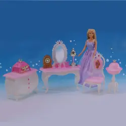 1/6 кукольный домик миниатюрная мебель роскошный пластиковый Игровой Набор для Барби 29 см куклы дом гардеробная Декор Acce детская игрушка