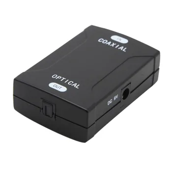 

Coax Coaxial RCA to Optical Toslink SPDIF Digital Audio Signal Converter Adapter For DVD STB Recevier Cable