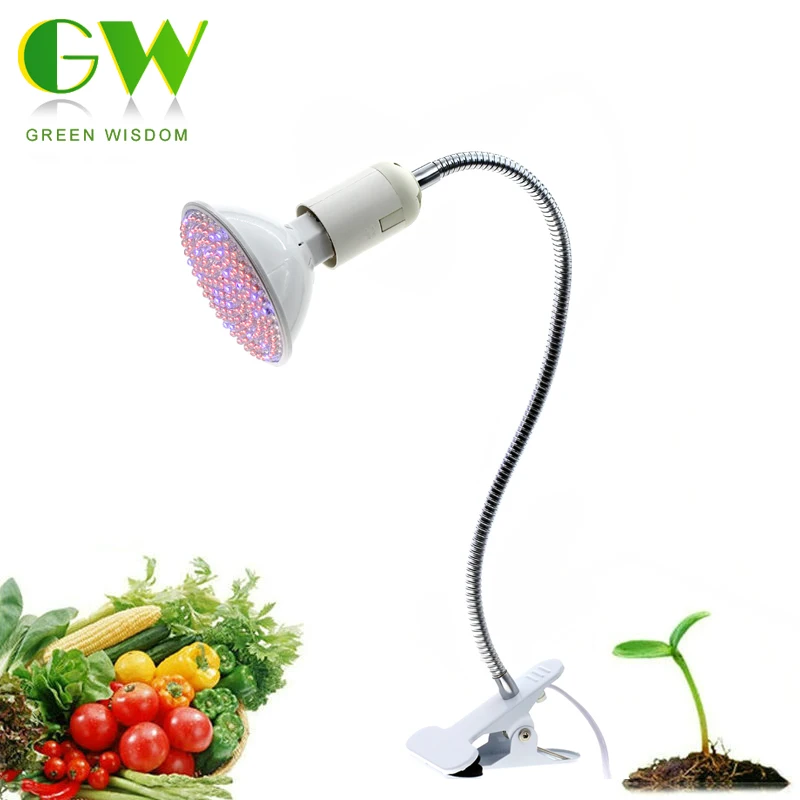 

LED Grow Light with 360 Degrees Flexible Lamp Holder Clip LED Plant Growth Light for Indoor or Desktop Plants.