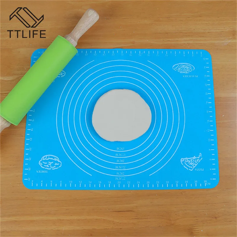 TTLIFE 30*40CM Bakewear Heat Insulation Silicone Dough Pastry Bake