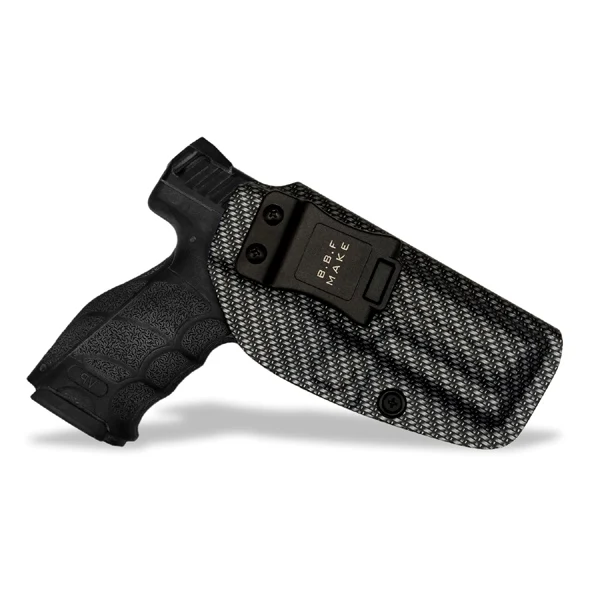 B.B.F Make IWB Тактический KYDEX пистолет кобура на заказ подходит: HK VP9 SFP9-SF/TR внутри скрытый пояс для переноски кейс для пистолета Зажим для ремня - Цвет: Woven Texture Right