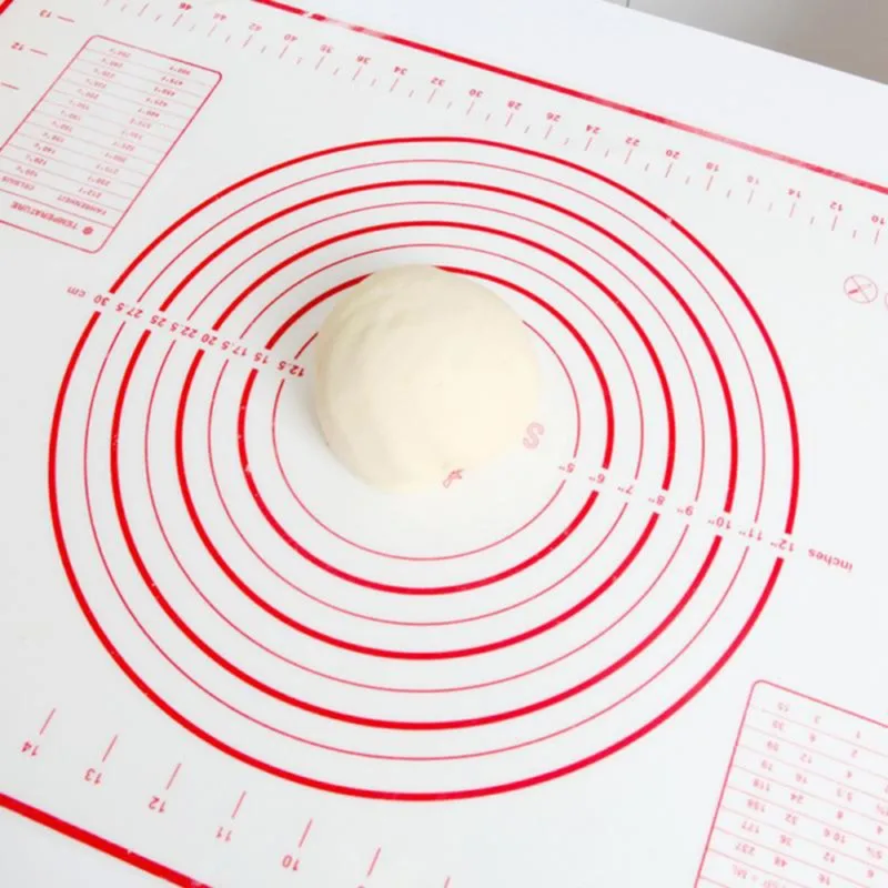 60*40 см антипригарный силиконовый коврик для выпечки лист для замеса раскатки теста коврик для выпечки формы для выпечки вкладыши колодки Инструменты для приготовления пищи