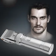 Машинка для стрижки волос из алюминиевого сплава перезаряжаемая Машинка для удаления волос Машинка для стрижки волос для мужчин детская KM-9801