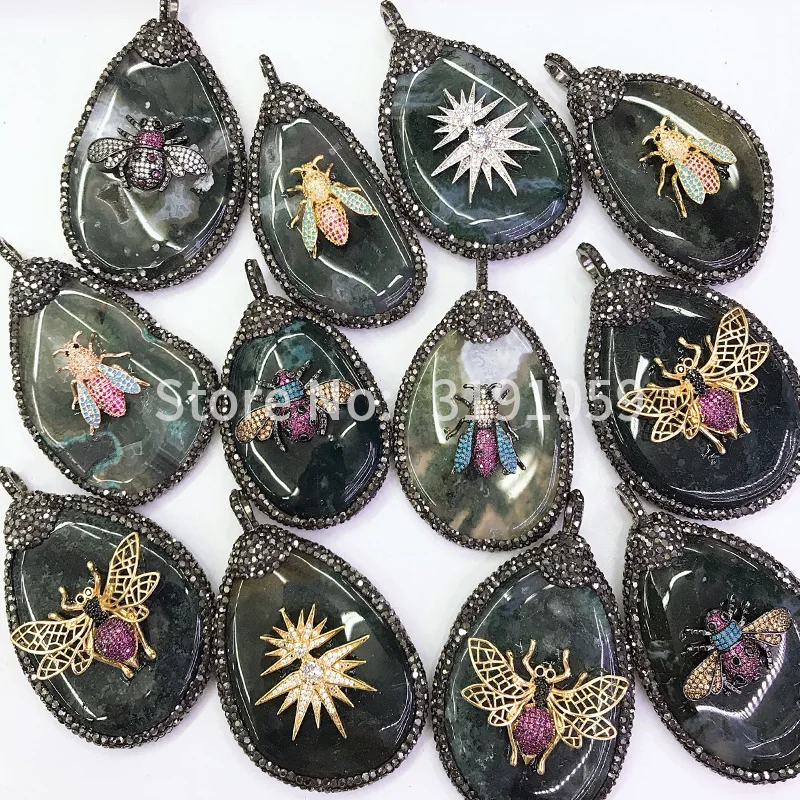 

The female simple and ancient water grass pendant