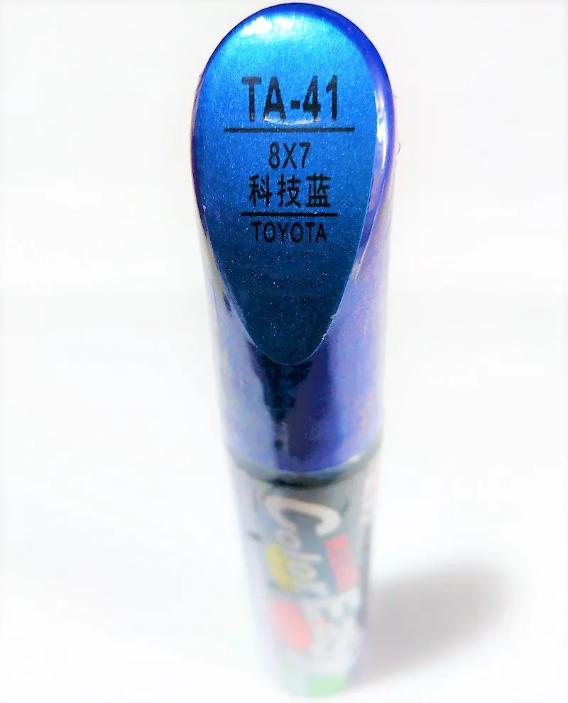 Car scratch repair pen, auto paint pen Blue color for Toyota Vios