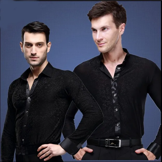 DB23539 men latin shirt-4